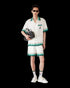 CASABLANCA Montagne Ondulee Silk Shorts Mens Apaprel